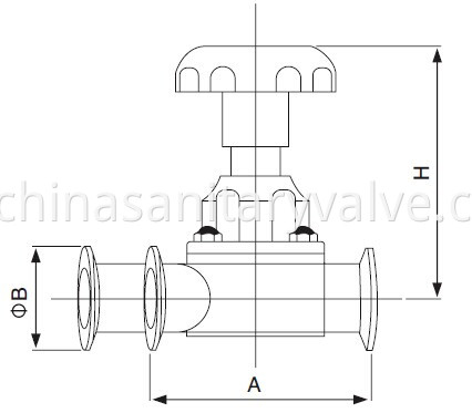 sanitary-u-type-three-way-diaphragm-valve-kaysen